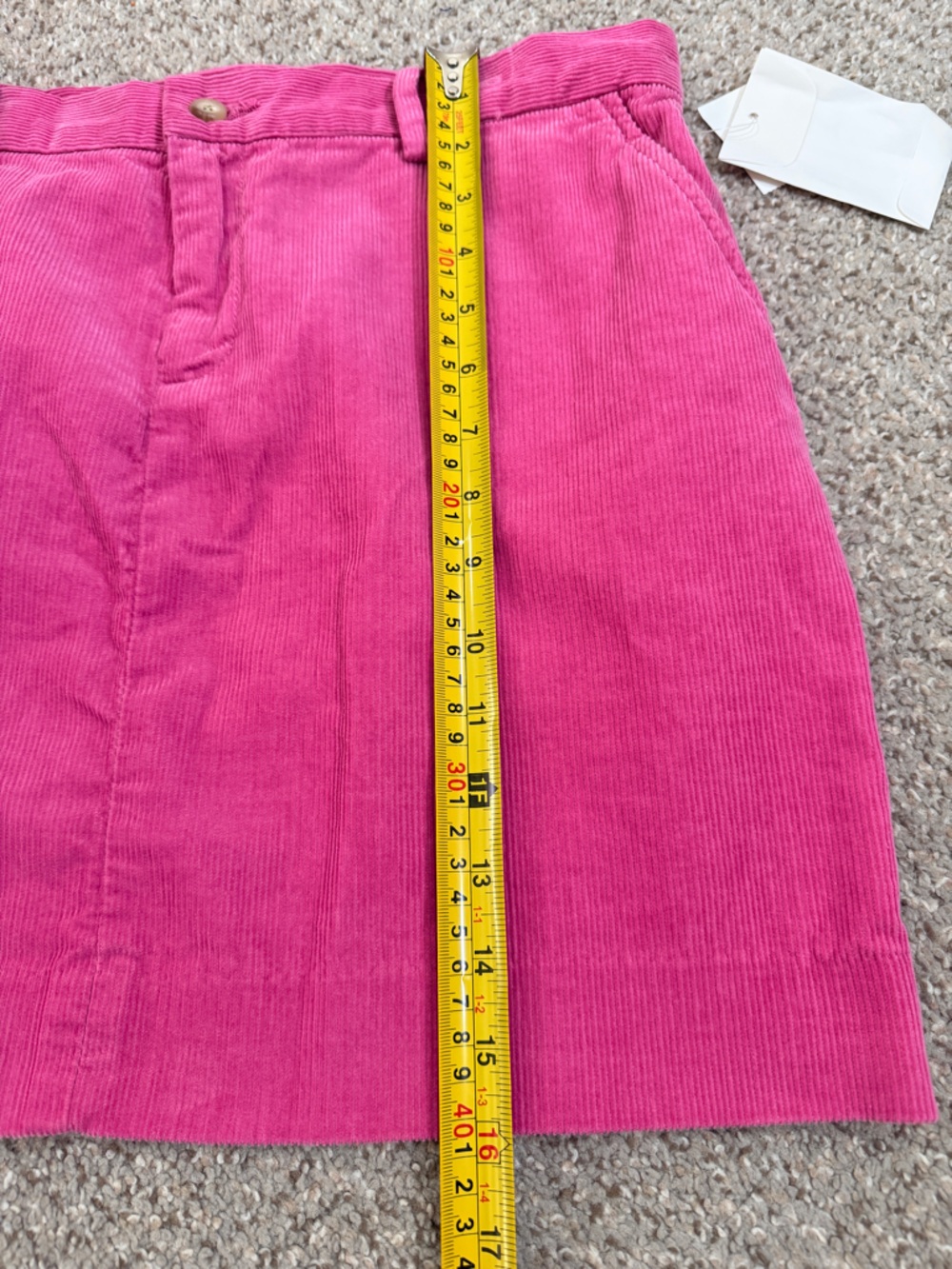 Ralph Lauren Sport Women's Pink Corduroy Skirt Size 10 - Picture 10 of 13